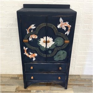 Reclaimed Salvaged Style Oak Linen Cupboard - ON HOLD