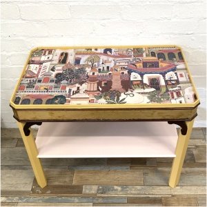 Vintage Side Table With Shelf Below - ON HOLD